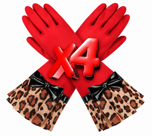 Red Leopard 4-Pack FREE SHIPPING