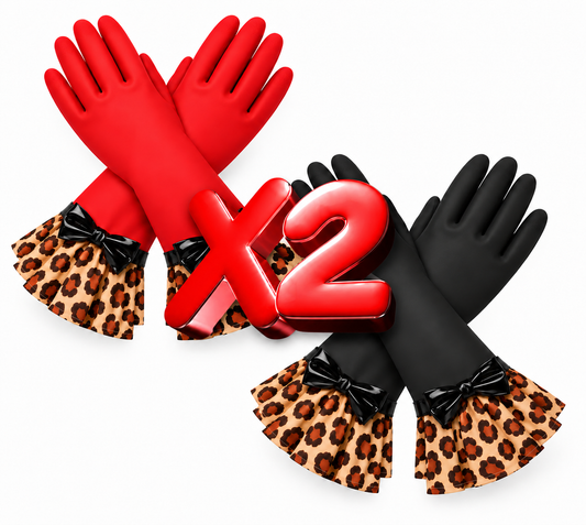 1 BLACK AND 1 RED LEOPARD 2-PAK SPECIAL #2602 GIFT ! STOCKING STUFFER or keep for you
