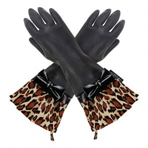 Black Leopard Glove